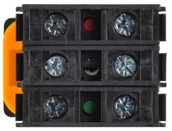 Переключатель 2 полож. 1НО+1НЗ с подсветкой зел. MASTER IEK MI-SW60-11XD-3-14-2-K06