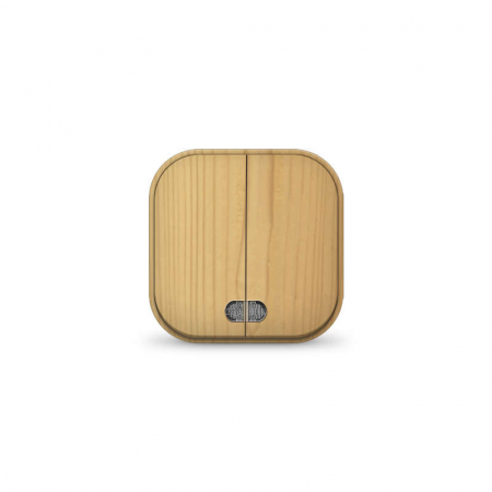 Выключатель 2-кл. 1п ОП 10А IP20 с подсветкой сосна IONICH 1437