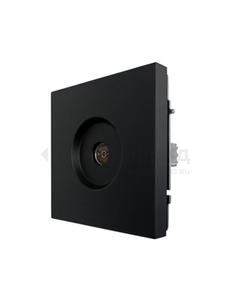 Розетка ТВ оконечная СП ZIMA IP20 черн. бархат LEZARD 704-4288-130