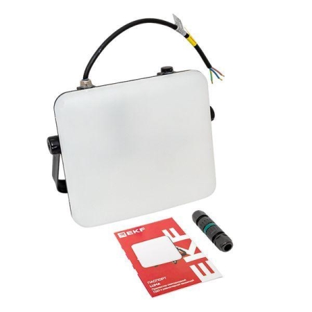 Прожектор светодиодный СДО-4005 100Вт 4000К IP65 с равномерной засветкой LUMA EKF FLL-4005-100-4000