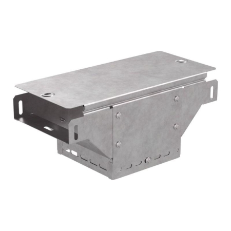 Ответвитель Т-образный вертикальный 150х50 с крышкой Стандарт Промрукав PR16.0959