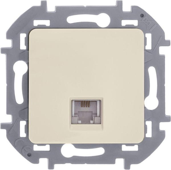 Розетка телефонная Inspiria RJ11 механизм сл. кость IEK 673821