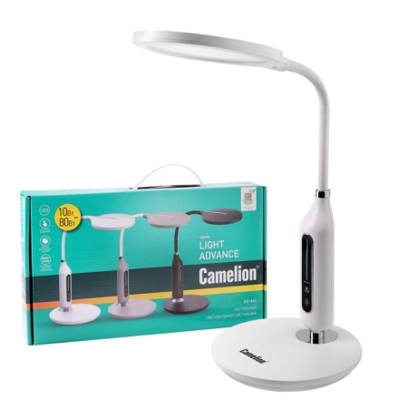 Светильник светодиодный настольный KD-862 C01 LED 10Вт 580лм бел. Camelion 15171