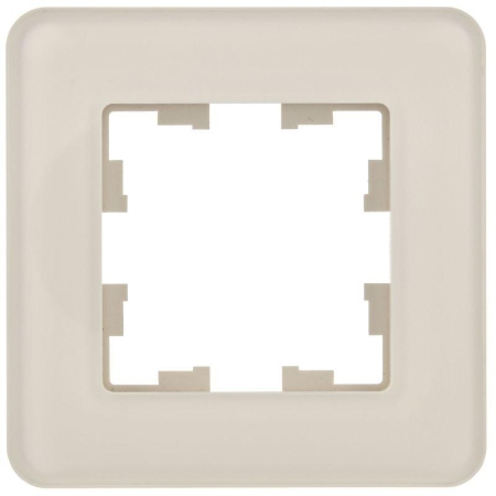 Рамка 1-м BRITE РУ-1-2-Бр стекло песчан. RE IEK BR-M12-G-41-K98