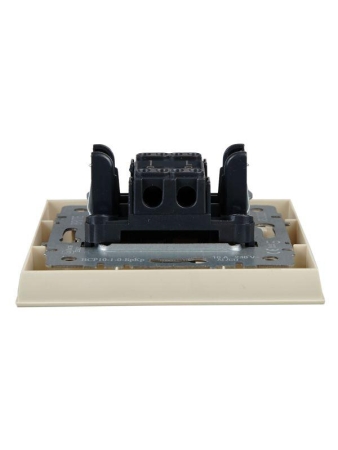 Выключатель 1-кл. СП BRITE ВСР10-1-0-БрКр 10А в сборе беж. IEK BR-V10-0-10-K10-F