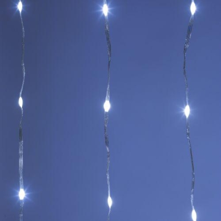 Гирлянда светодиодная "Занавес водопад" 3х2м 200LED холод. бел. IP20 ENIN-200WD Эра Б0060417