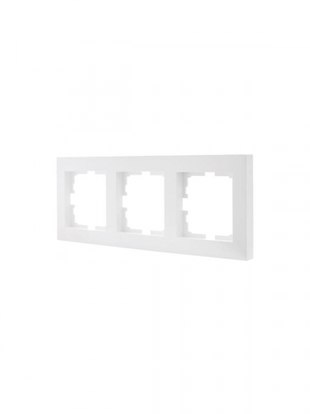 Рамка 3-местн. горизонт. VESNA бел. LEZARD 742-0200-148