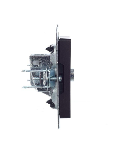 Розетка телевизионная оконечная TV СП Brite РТВ11-0-БрЧ механизм черн. IEK BR-A10-O-K02