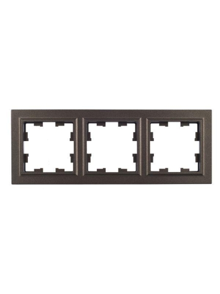 Рамка 3-м BRITE РУ-3-БрТБ бронза IEK BR-M32-K45