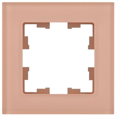 Рамка 1-м BRITE РУ-1-2-БрП стекло перс. матов. IEK BR-M12-G-31-K96