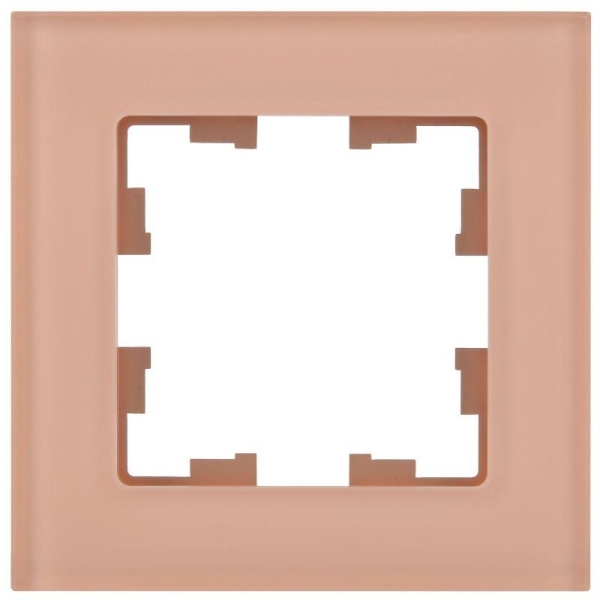 Рамка 1-м BRITE РУ-1-2-БрП стекло перс. матов. IEK BR-M12-G-31-K96