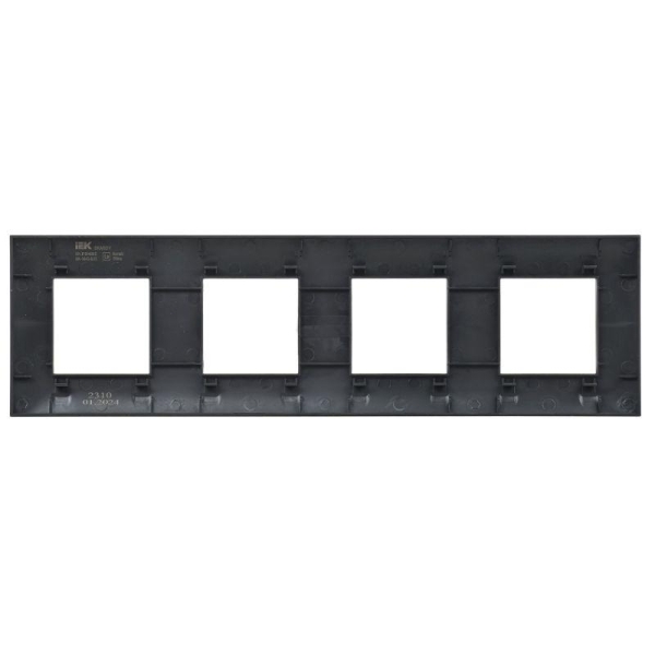 Рамка 4-м SKANDY SK-F04Bl черн. IEK SK-M42-K02