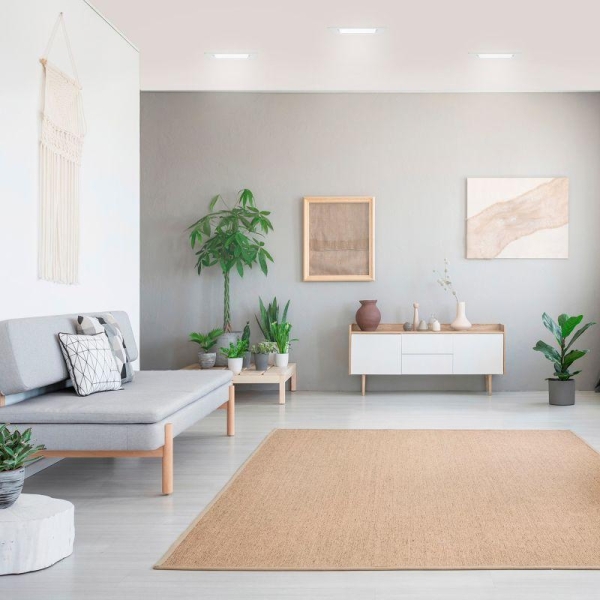 Светильник светодиодный Basic Downlight 18Вт 4000К IP20 1600лм 170х26 170-260В монтаж. квадрат бел. 1/60 GAUSS 9031420218