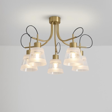 Светильник Caramel 5х60Вт E27 IP20 подвесной Freya FR5522PL-05BS