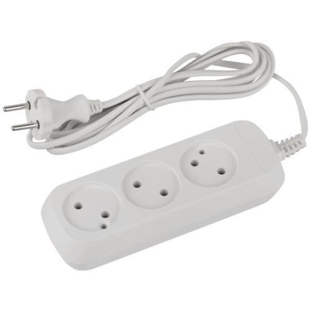 Удлинитель 3х1.5м без заземл. ШВВП 2х0.75 UDL-6-315 Greenline Эра Б0065043