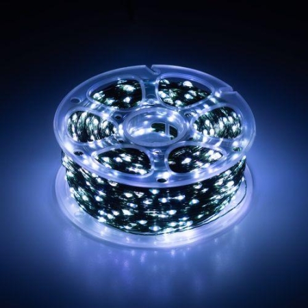 Гирлянда светодиодная "Нить" POWER 200м 2000microLED холод. бел. IP44 220В ENIN-2000W Эра Б0060429