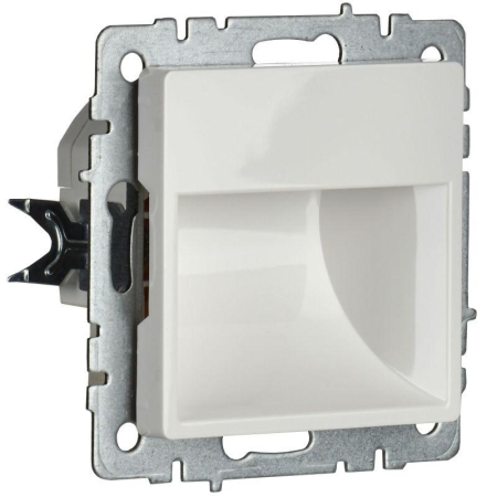 Подсветка светодиодная BRITE встраив. ПЛ20-БрБ механизм бел. IEK BR-FL20-K01