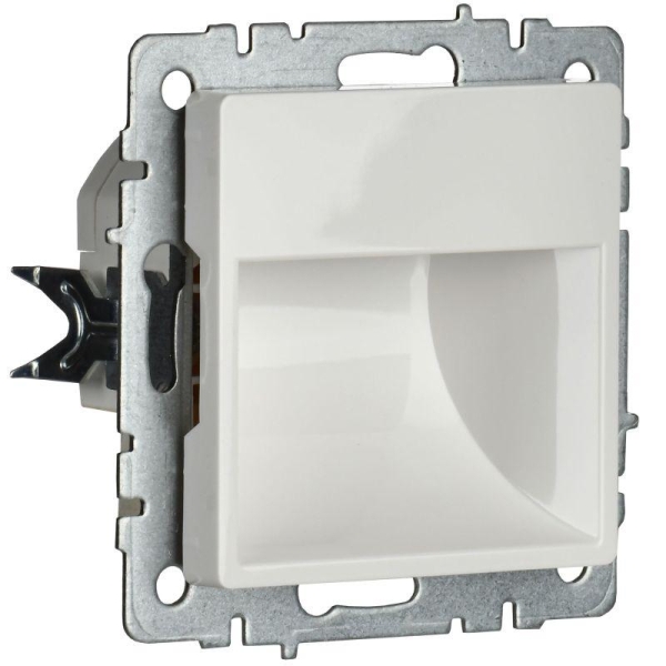 Подсветка светодиодная BRITE встраив. ПЛ20-БрБ механизм бел. IEK BR-FL20-K01