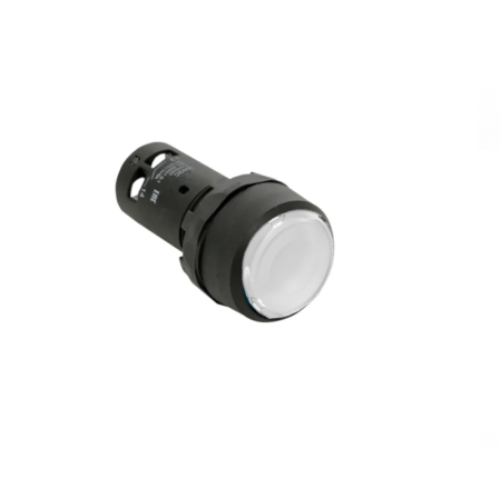 Кнопка с фиксацией с подсветкой OptiSignal Compact D22 С7-PHL-B101 бел. 1НЗ 24В AC/DC XB7NJ01B2 КЭАЗ 362104