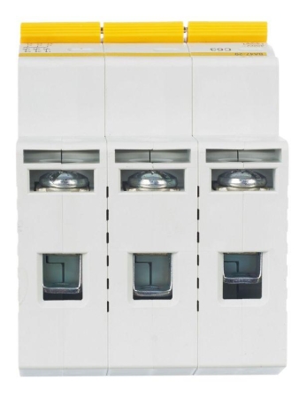 Выключатель автоматический модульный 3п C 63А 4.5кА ВА47-29 KARAT IEK MVA20-3-063-C