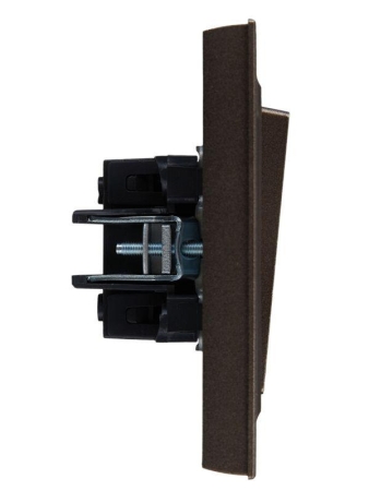 Выключатель 2-кл. СП BRITE ВСР10-2-0-БрТБ 10А в сборе бр. IEK BR-V20-0-10-K45-F