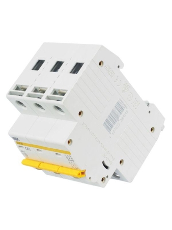 Выключатель автоматический модульный 3п C 63А 4.5кА ВА47-29 KARAT IEK MVA20-3-063-C