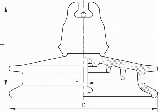 ИЗОЛЯТОР ПСД-70Е (146)