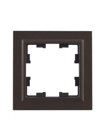 Рамка 1-м BRITE РУ-1-БрТБ бронза IEK BR-M12-K45