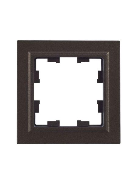 Рамка 1-м BRITE РУ-1-БрТБ бронза IEK BR-M12-K45