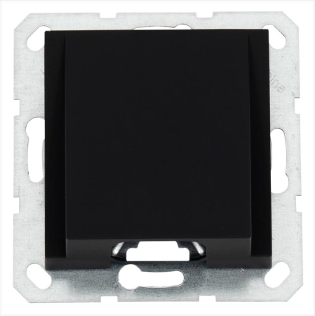 Вывод кабеля механизм черн. матов. soft touch Jasmart G8210PB