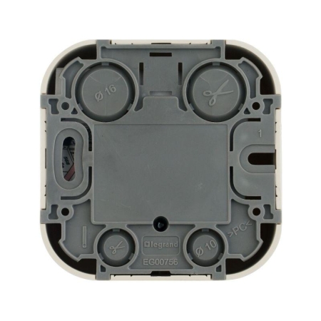 Розетка телефонная 1-м ОП Quteo RJ11 сл. кость IEK 782244