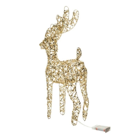 Фигура светодиодная "Олень" 37см тепл. бел. 3хAA (не в комплекте) Neon-Night 503-227