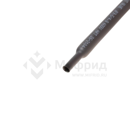 Трубка термоусадочная двустенная клеевая 9.5/4.75 (2:1) черн. 1м (уп.10шт) Rexant 26-2104