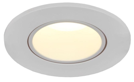 Светильник 4104 встраиваемый MR16 круг пласт. бел. IEK LT-UVB0-4104-GU05-1-K01