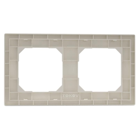 Рамка 2-м Pixel универс. беж. TOKOV ELECTRIC TKE-PX-RM2-C02