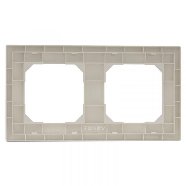 Рамка 2-м Pixel универс. беж. TOKOV ELECTRIC TKE-PX-RM2-C02