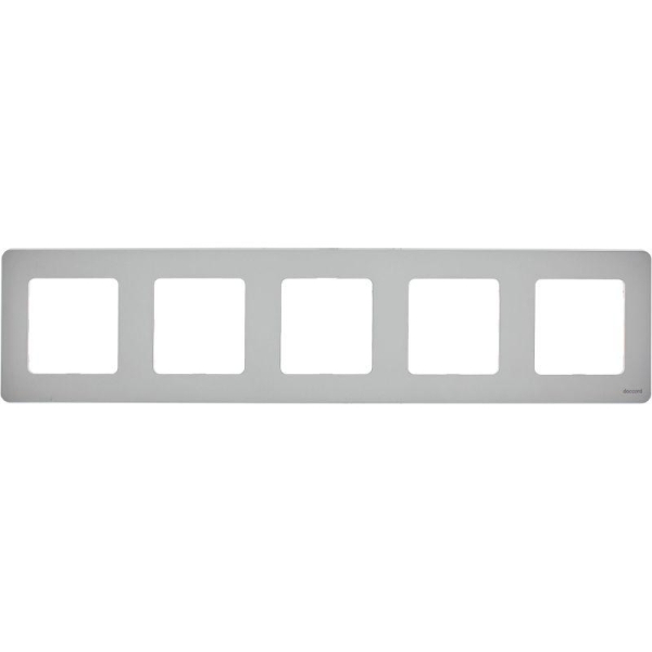 Рамка 5-м Inspiria алюм. IEK 673972