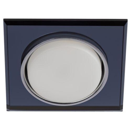 Светильник DK LD50 BK GX53 со светодиодной подсветкой встраиваемый черн. Эра Б0057473