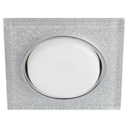 Светильник точечный DK LD50 CH/SHSL GX53 встраив. со светодиод. подсветкой хром серебро ЭРА Б0057471