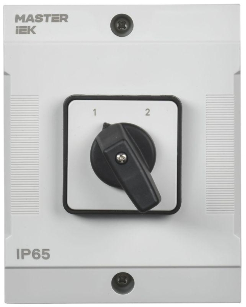 Переключатель кулачковый 10А (сх. 54) в боксе стандартная рукоятка IEK MI-CS20-010-054