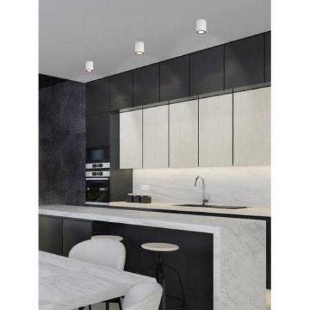 Светильник OL48 WH/BK MR16 GU10 IP44 настенно-потолочный спот черн./бел. Эра Б0059799