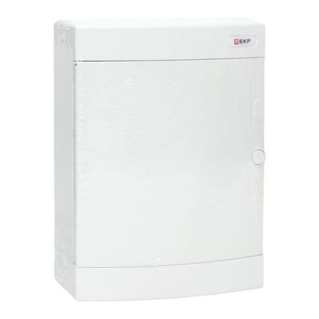Щит распределительный навесной Unix 2х12мод. IP41 бел. дверь PROxima EKF ux-2x12-nw