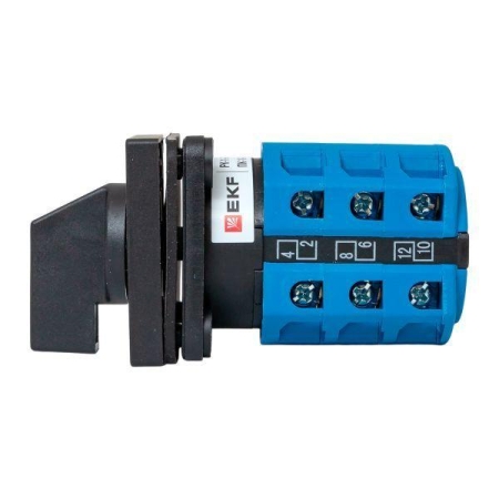Переключатель кулачковый ПК-1-23 3п 25А "1-0-2" IP65 EKF pk-1-23-25-65