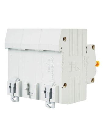 Выключатель автоматический модульный 3п D 100А 10кА ВА47-100 KARAT IEK MVA40-3-100-D