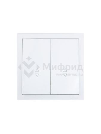 Выключатель проходной 2-кл. СП ZIMA IP20 10А безвинт. зажим бел. LEZARD 704-0288-106QC