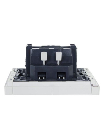 Выключатель 2-кл. СП FORTE&PIANO 10А FP206 с индикацией бел. IEK FP-V20-1-10-1-K01