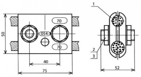 Зажим соединительный КС-054-1