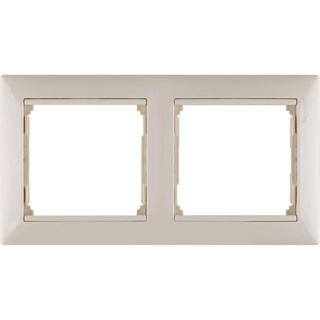 Рамка 2-м Valena горизонт. сл. кость IEK 774352