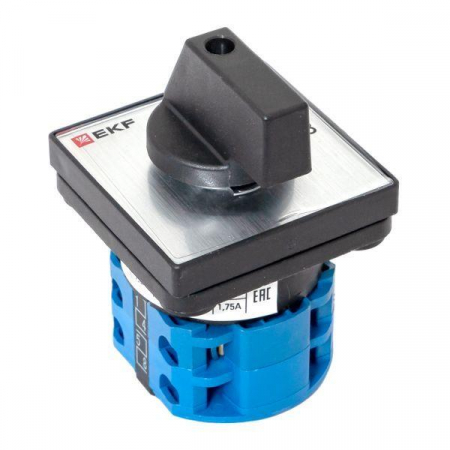 Переключатель кулачковый ПК-1-121 1п 10А "0-1-2-3" EKF pk-1-121-10