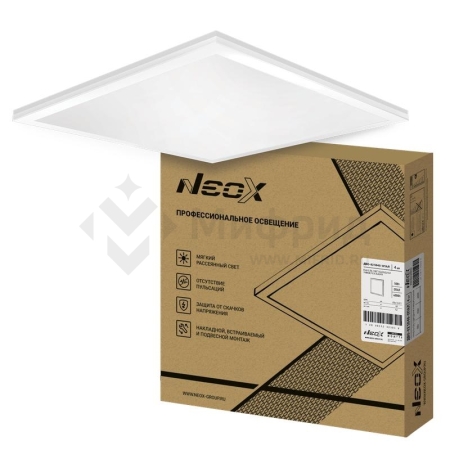 Светильник светодиодный ДВО-02 5040-ОПАЛ 50Вт 4000К 595х595х25 универс. панель NEOX 4690612053059